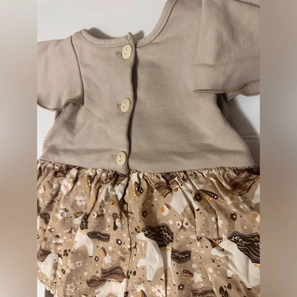 Ricrac & Ruffles Skirted Unicorn Romper